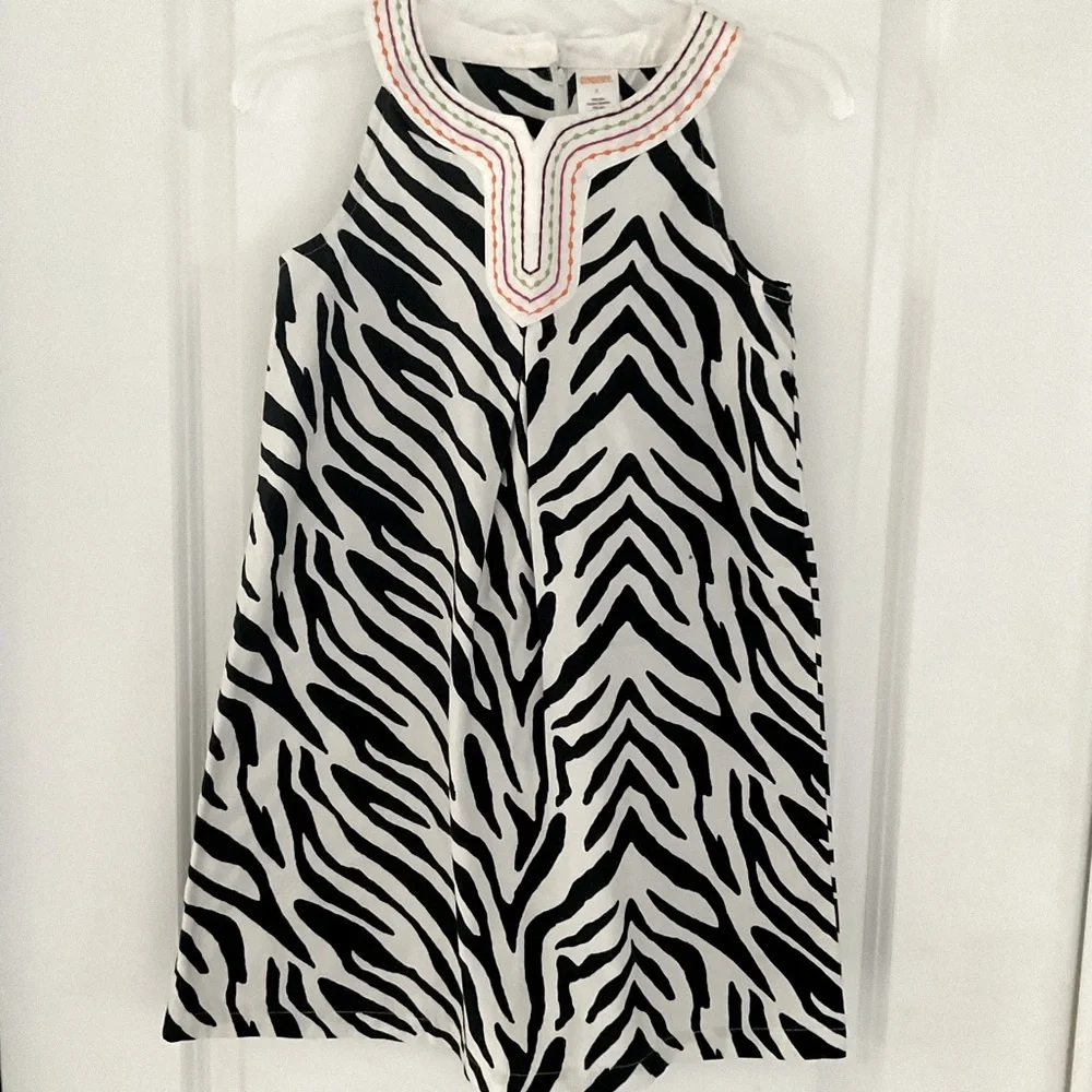 Gymboree Zebra Dress Size 8
